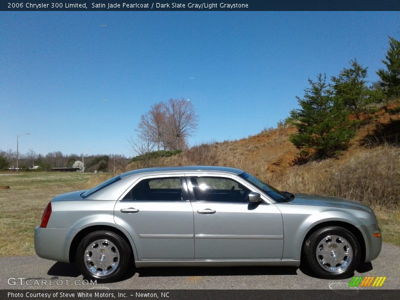 Satin Jade Pearlcoat / Dark Slate Gray/Light Graystone 2006 Chrysler 300 Limited