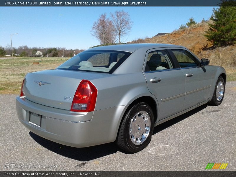 Satin Jade Pearlcoat / Dark Slate Gray/Light Graystone 2006 Chrysler 300 Limited