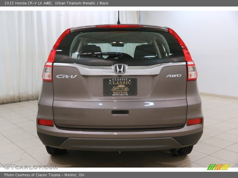 Urban Titanium Metallic / Black 2015 Honda CR-V LX AWD