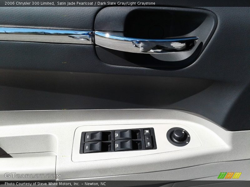 Satin Jade Pearlcoat / Dark Slate Gray/Light Graystone 2006 Chrysler 300 Limited