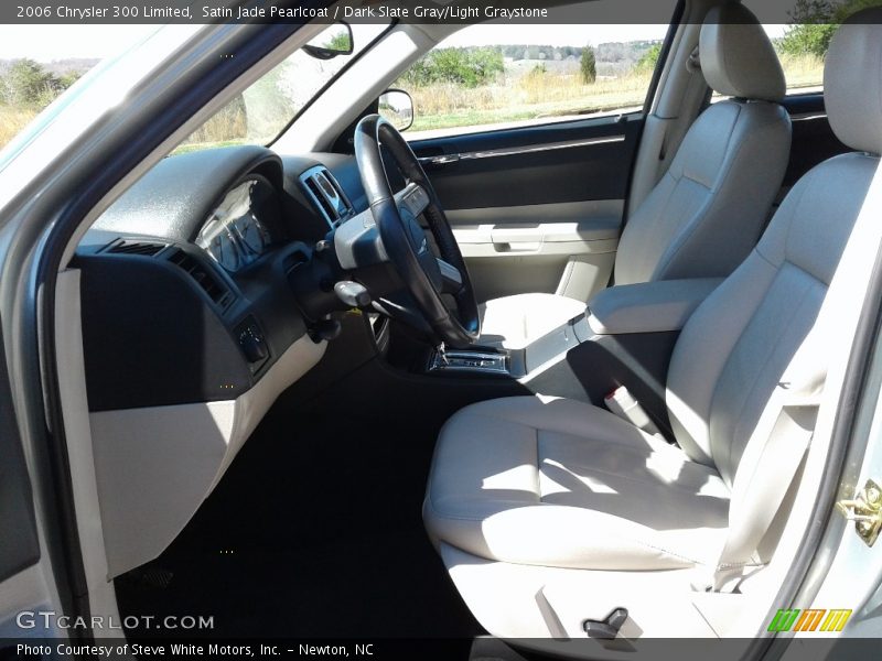 Satin Jade Pearlcoat / Dark Slate Gray/Light Graystone 2006 Chrysler 300 Limited