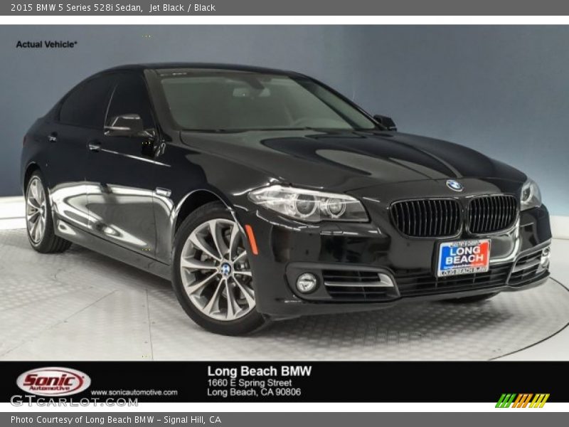 Jet Black / Black 2015 BMW 5 Series 528i Sedan