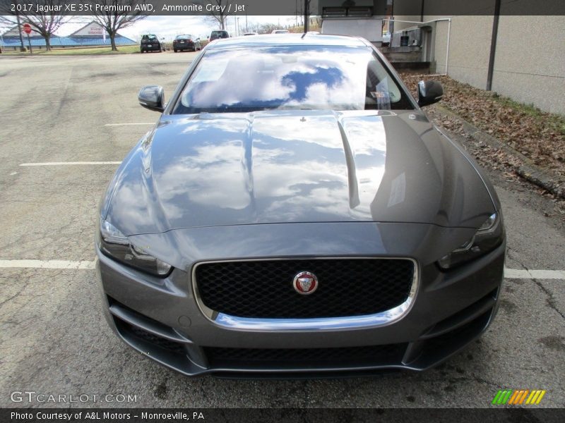 Ammonite Grey / Jet 2017 Jaguar XE 35t Premium AWD