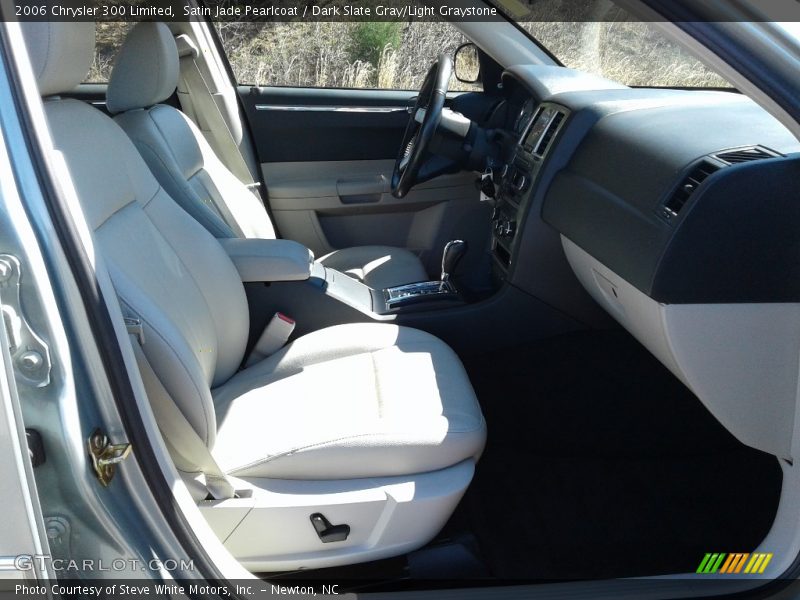Satin Jade Pearlcoat / Dark Slate Gray/Light Graystone 2006 Chrysler 300 Limited