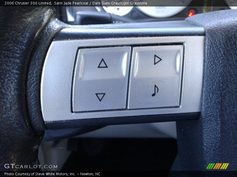 Satin Jade Pearlcoat / Dark Slate Gray/Light Graystone 2006 Chrysler 300 Limited