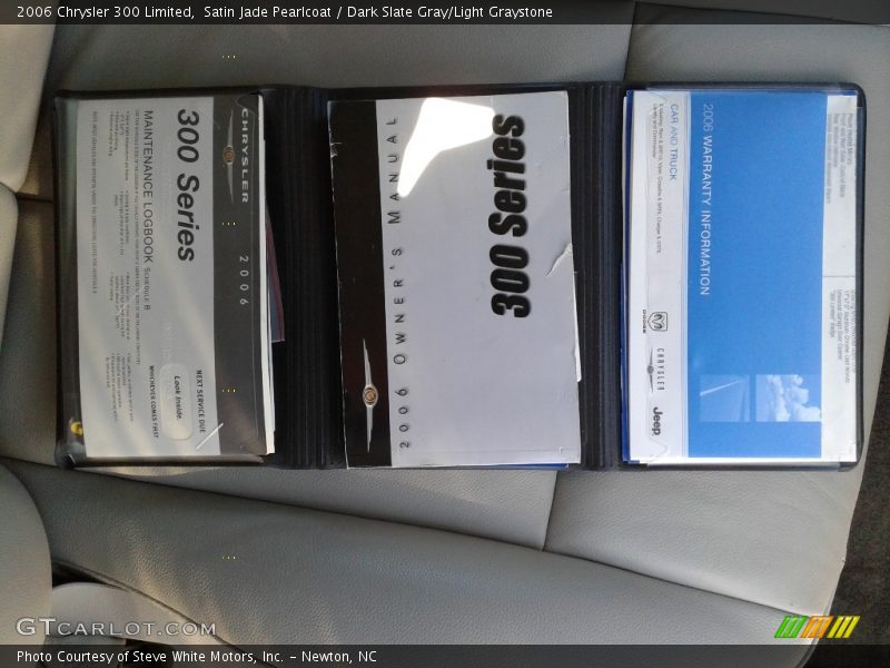 Satin Jade Pearlcoat / Dark Slate Gray/Light Graystone 2006 Chrysler 300 Limited