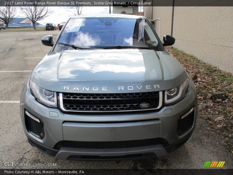 Scotia Grey Metallic / Cirrus/Lunar 2017 Land Rover Range Rover Evoque SE Premium