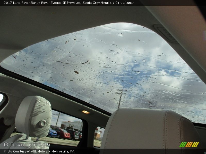 Scotia Grey Metallic / Cirrus/Lunar 2017 Land Rover Range Rover Evoque SE Premium