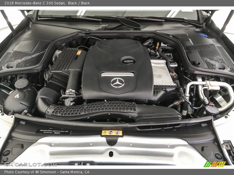 Black / Black 2018 Mercedes-Benz C 300 Sedan