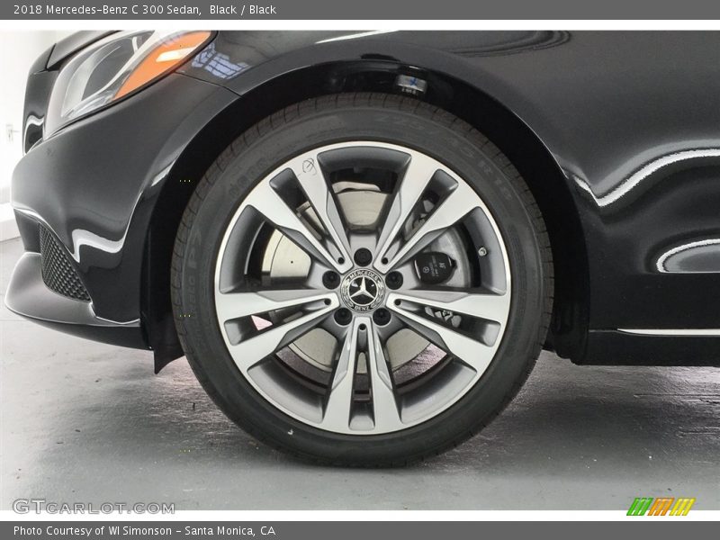 Black / Black 2018 Mercedes-Benz C 300 Sedan