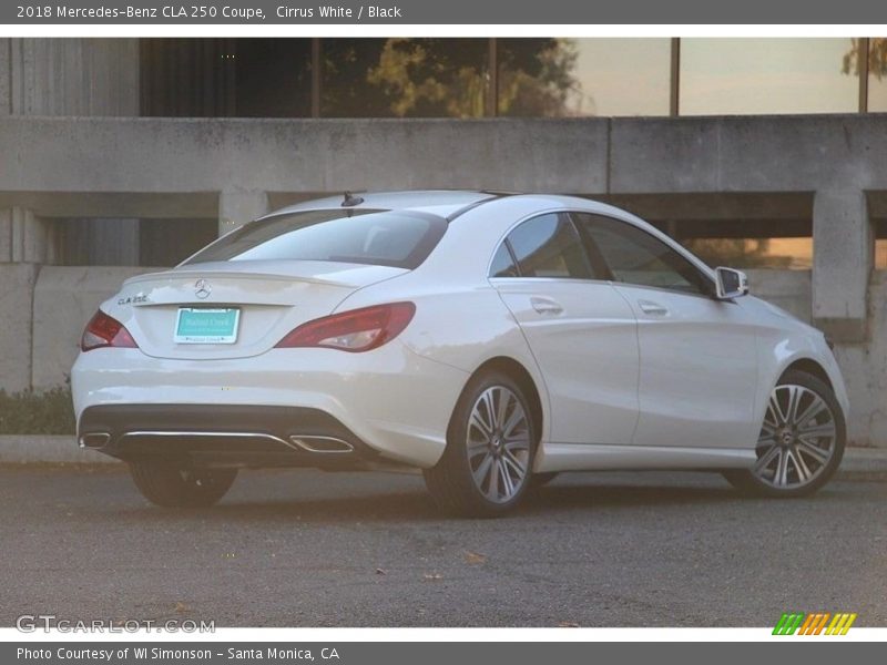 Cirrus White / Black 2018 Mercedes-Benz CLA 250 Coupe