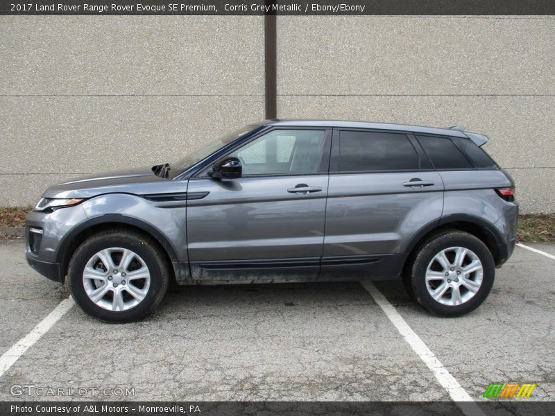 Corris Grey Metallic / Ebony/Ebony 2017 Land Rover Range Rover Evoque SE Premium