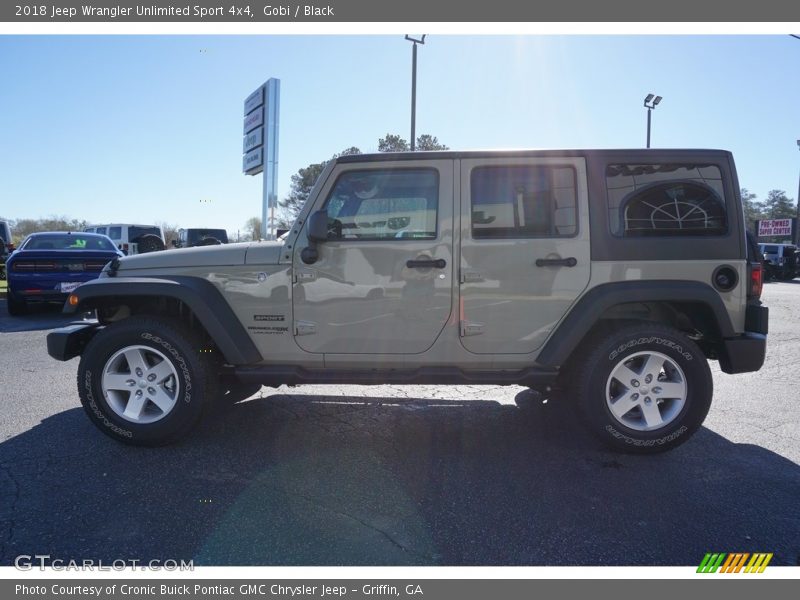 Gobi / Black 2018 Jeep Wrangler Unlimited Sport 4x4