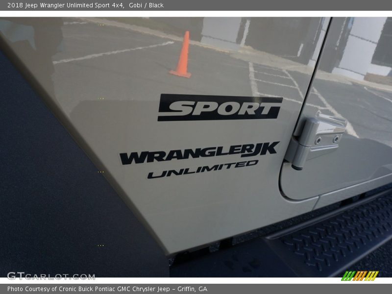 Gobi / Black 2018 Jeep Wrangler Unlimited Sport 4x4