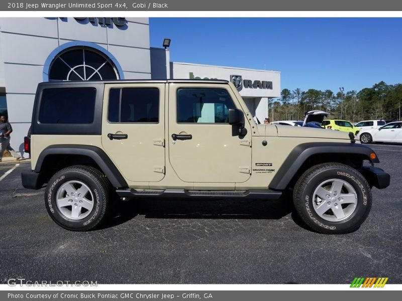 Gobi / Black 2018 Jeep Wrangler Unlimited Sport 4x4