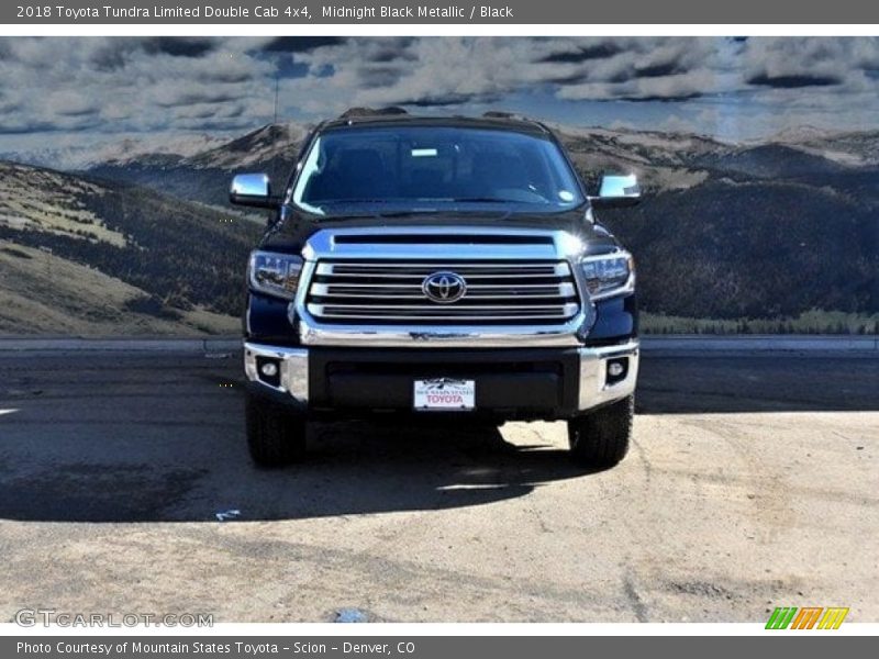 Midnight Black Metallic / Black 2018 Toyota Tundra Limited Double Cab 4x4