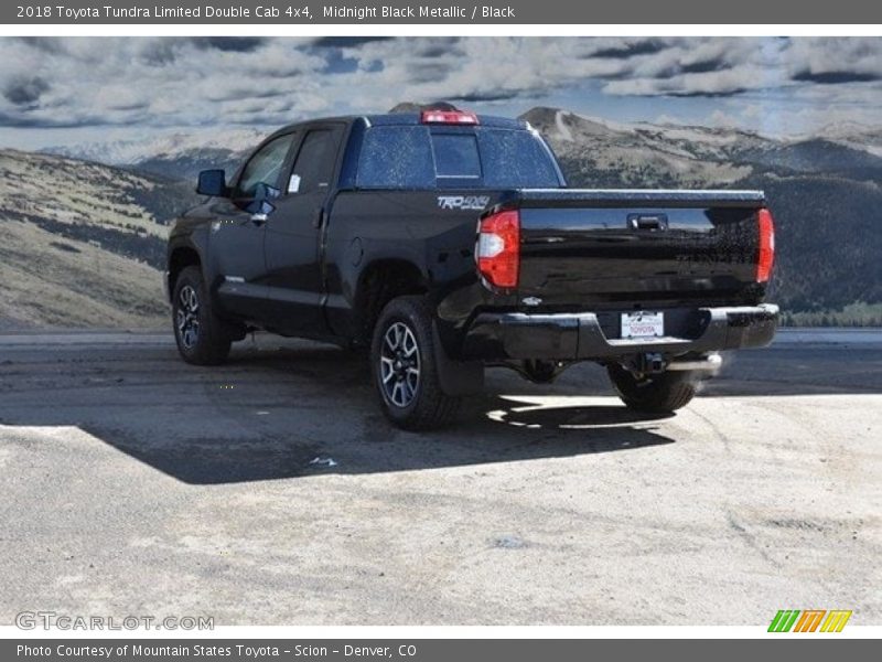 Midnight Black Metallic / Black 2018 Toyota Tundra Limited Double Cab 4x4