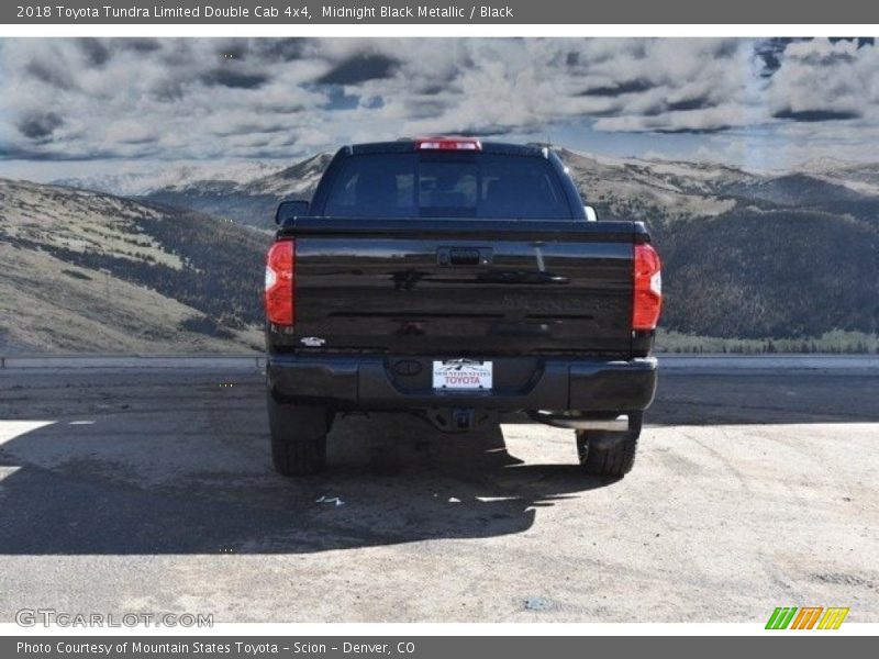 Midnight Black Metallic / Black 2018 Toyota Tundra Limited Double Cab 4x4
