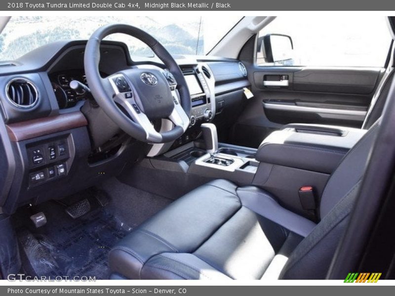 Midnight Black Metallic / Black 2018 Toyota Tundra Limited Double Cab 4x4