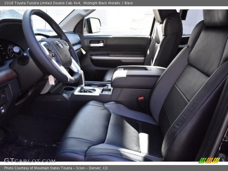 Midnight Black Metallic / Black 2018 Toyota Tundra Limited Double Cab 4x4