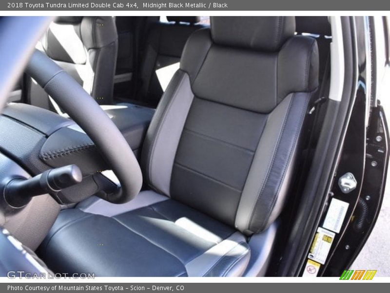 Midnight Black Metallic / Black 2018 Toyota Tundra Limited Double Cab 4x4