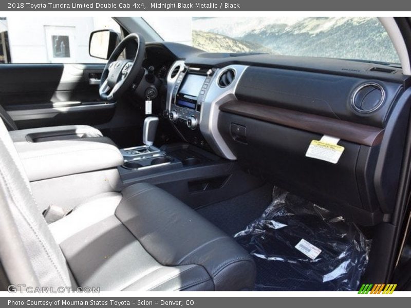 Midnight Black Metallic / Black 2018 Toyota Tundra Limited Double Cab 4x4