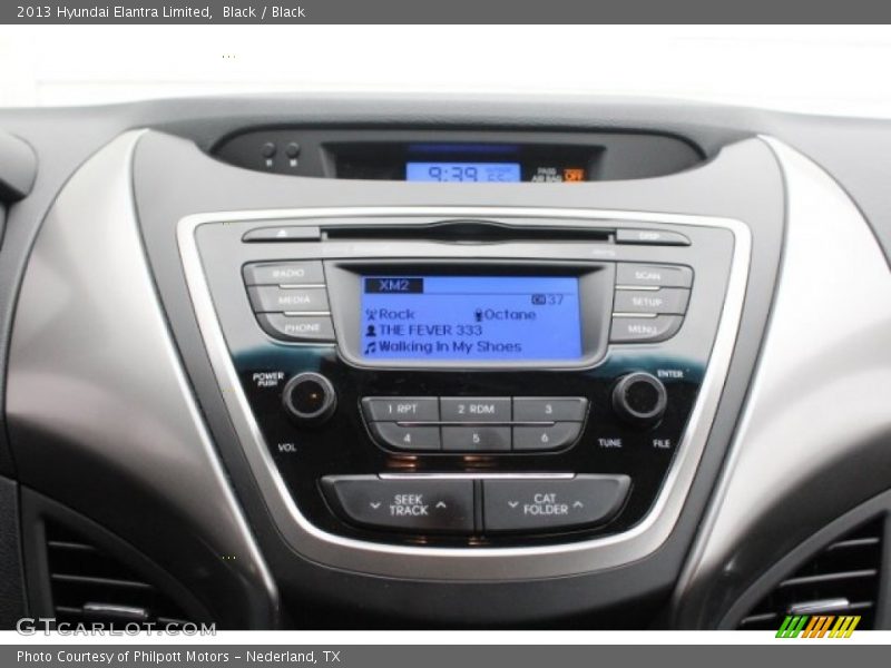 Black / Black 2013 Hyundai Elantra Limited