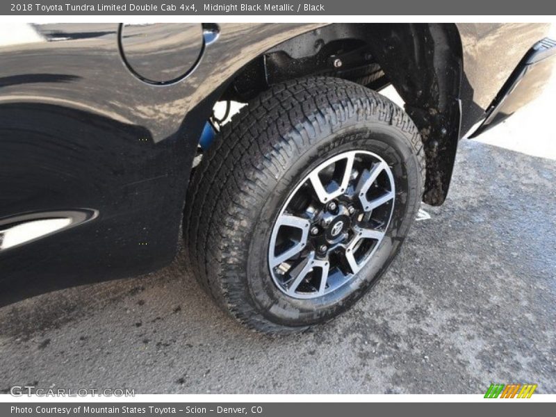 Midnight Black Metallic / Black 2018 Toyota Tundra Limited Double Cab 4x4