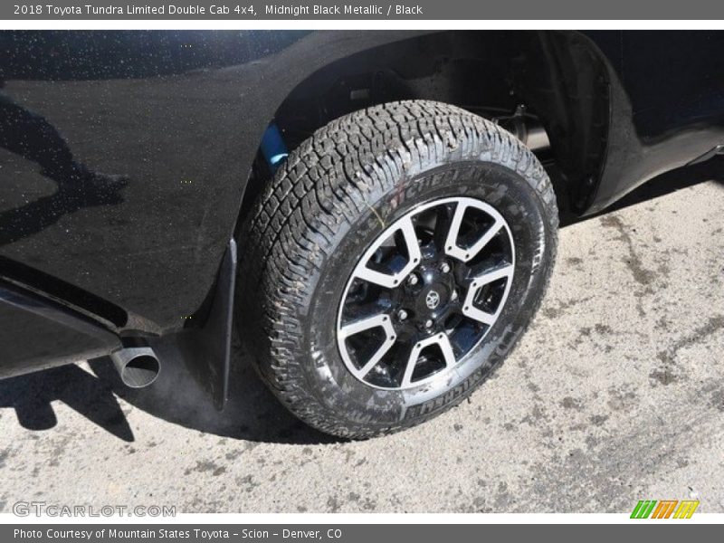 Midnight Black Metallic / Black 2018 Toyota Tundra Limited Double Cab 4x4