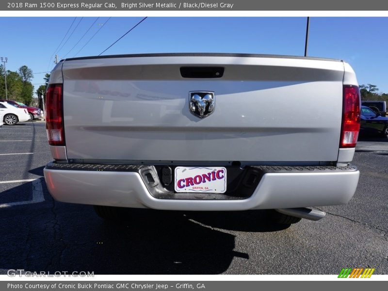 Bright Silver Metallic / Black/Diesel Gray 2018 Ram 1500 Express Regular Cab