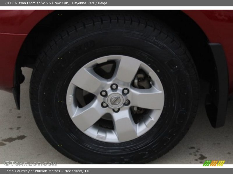 Cayenne Red / Beige 2013 Nissan Frontier SV V6 Crew Cab