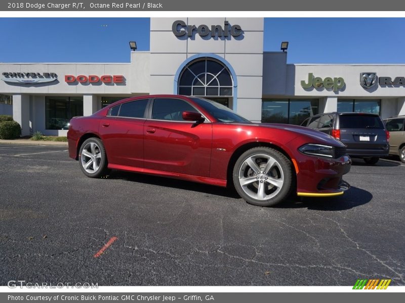 Octane Red Pearl / Black 2018 Dodge Charger R/T