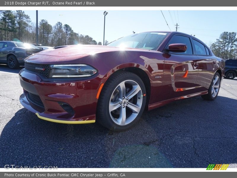 Octane Red Pearl / Black 2018 Dodge Charger R/T