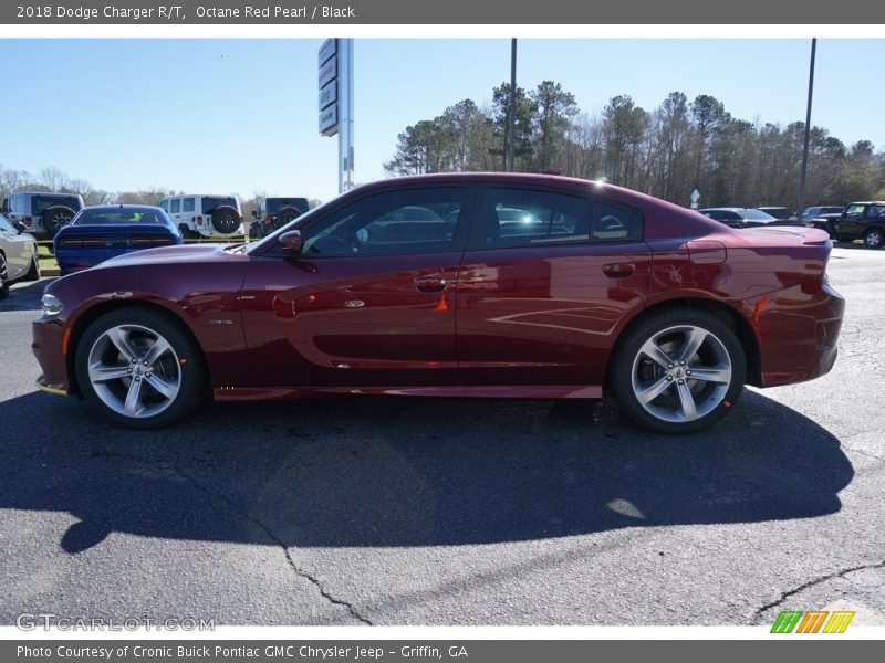 Octane Red Pearl / Black 2018 Dodge Charger R/T