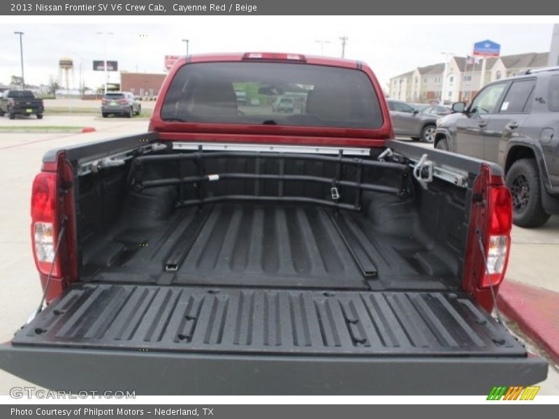 Cayenne Red / Beige 2013 Nissan Frontier SV V6 Crew Cab