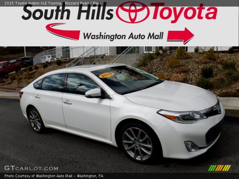 Blizzard Pearl / Black 2015 Toyota Avalon XLE Touring