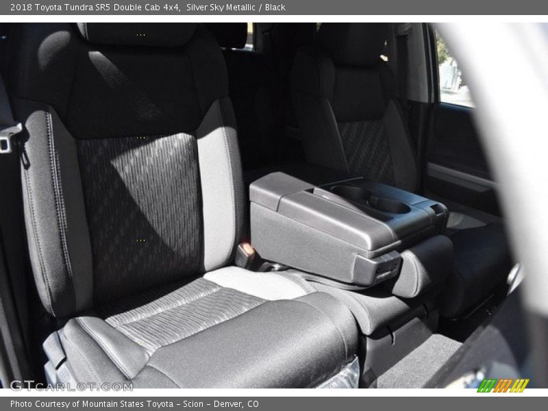 Silver Sky Metallic / Black 2018 Toyota Tundra SR5 Double Cab 4x4