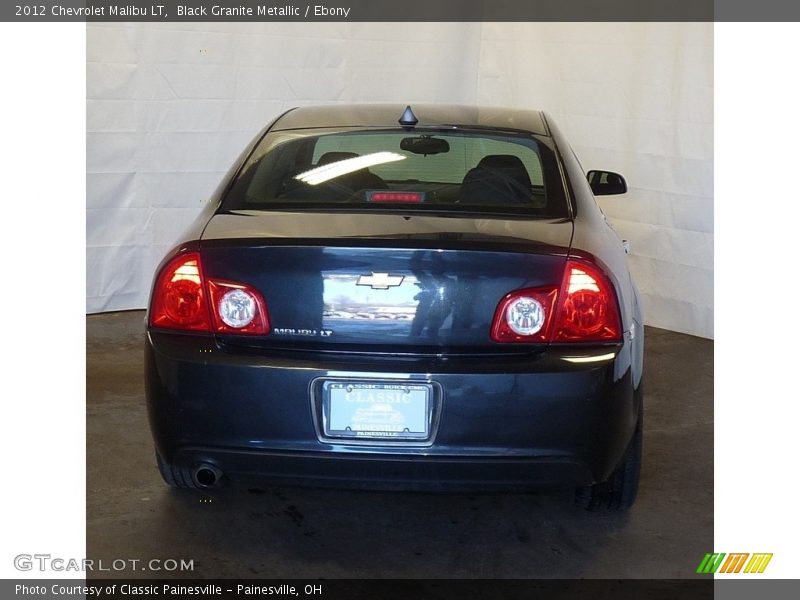 Black Granite Metallic / Ebony 2012 Chevrolet Malibu LT