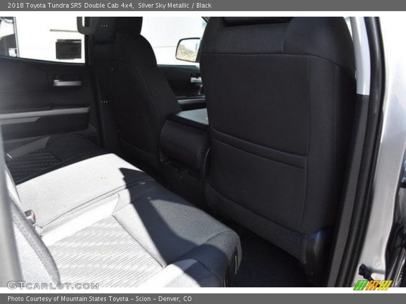 Silver Sky Metallic / Black 2018 Toyota Tundra SR5 Double Cab 4x4