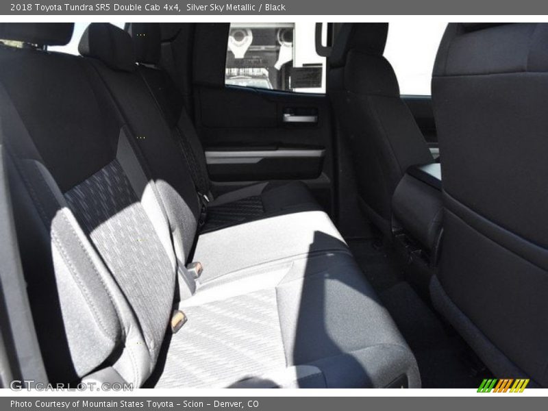 Silver Sky Metallic / Black 2018 Toyota Tundra SR5 Double Cab 4x4