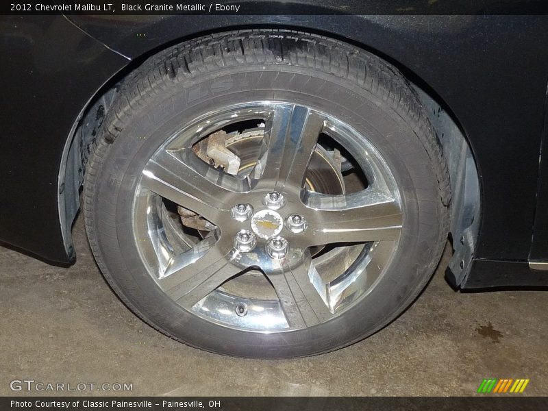 Black Granite Metallic / Ebony 2012 Chevrolet Malibu LT