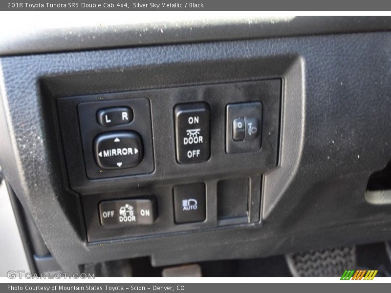 Silver Sky Metallic / Black 2018 Toyota Tundra SR5 Double Cab 4x4
