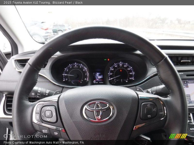 Blizzard Pearl / Black 2015 Toyota Avalon XLE Touring