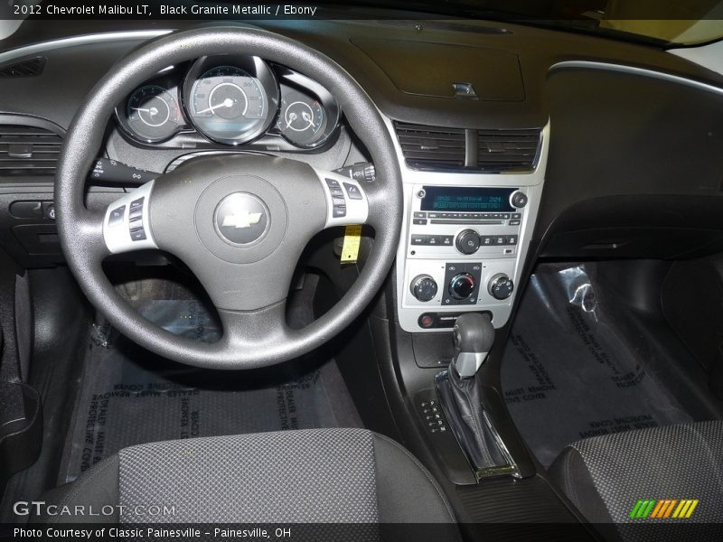 Black Granite Metallic / Ebony 2012 Chevrolet Malibu LT