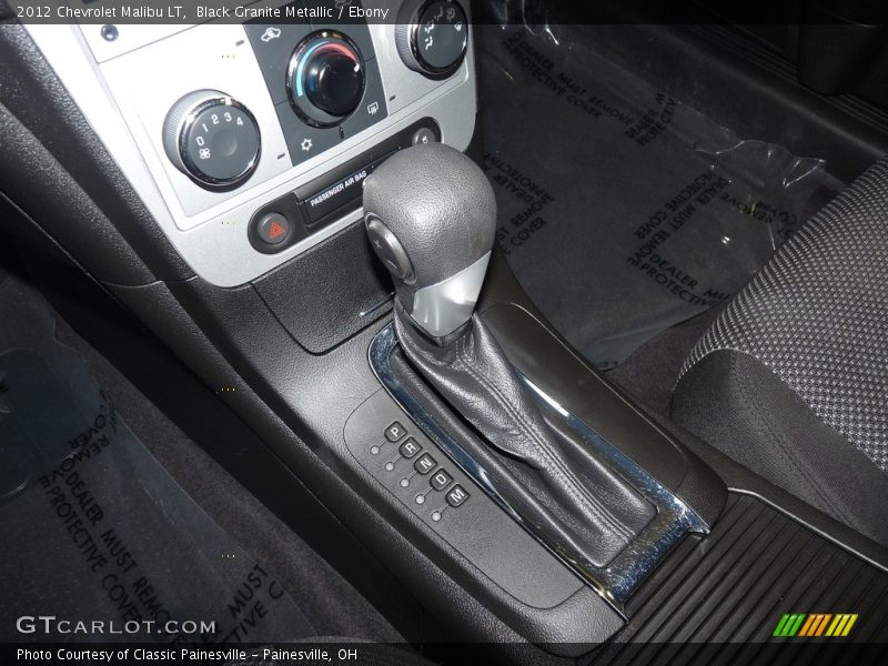 Black Granite Metallic / Ebony 2012 Chevrolet Malibu LT