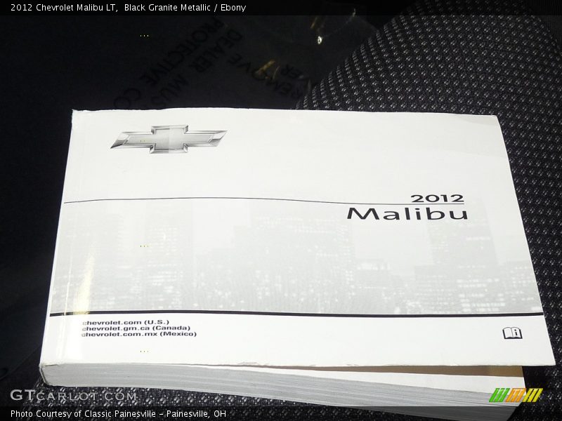Black Granite Metallic / Ebony 2012 Chevrolet Malibu LT