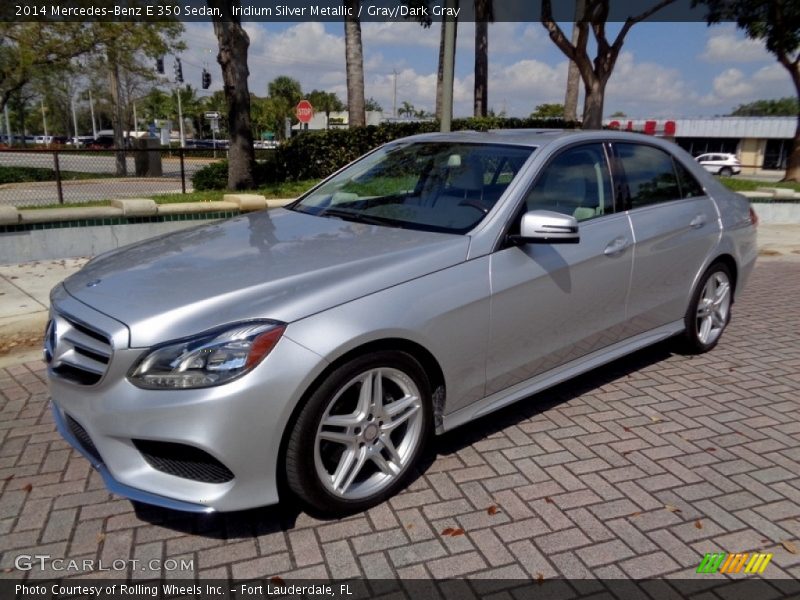 Iridium Silver Metallic / Gray/Dark Gray 2014 Mercedes-Benz E 350 Sedan
