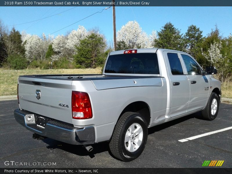 Bright Silver Metallic / Black/Diesel Gray 2018 Ram 1500 Tradesman Quad Cab 4x4