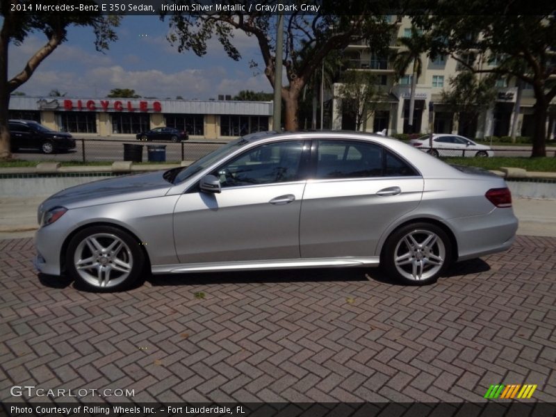 Iridium Silver Metallic / Gray/Dark Gray 2014 Mercedes-Benz E 350 Sedan