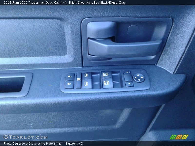 Bright Silver Metallic / Black/Diesel Gray 2018 Ram 1500 Tradesman Quad Cab 4x4